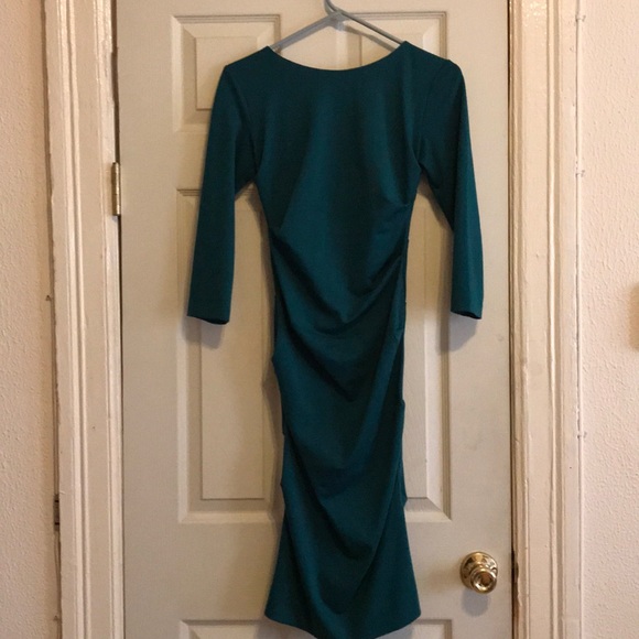 Forest Green Nicole Miller Dress - Picture 1 of 6